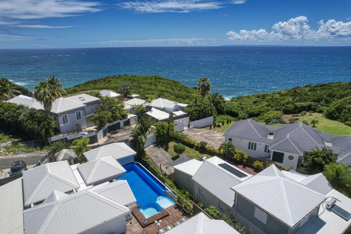 45.Location villa piscine Sainte Anne Guadeloupe_Vue du ciel